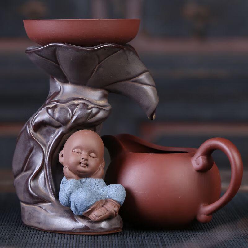 Kung Fu Kid Ceramic Tea Filter and Public Cup Set