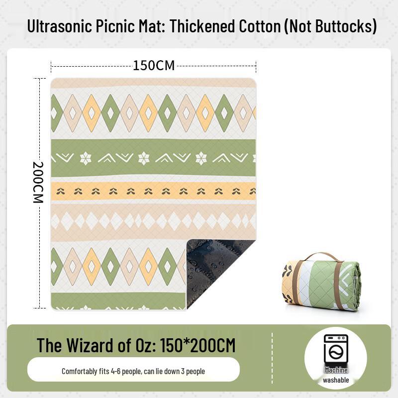 Beishanlang CL038 Thickened Outdoor Picnic & Camping Mat 200x150x0.5cm
