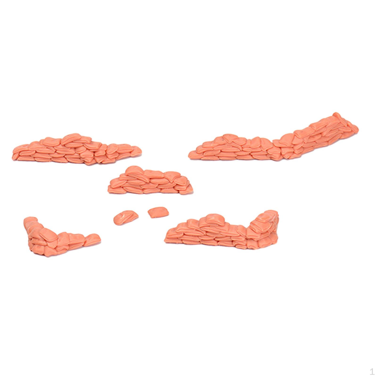 1/72 Diorama for Scene Miniature Elements Train And Garden Models sandbag