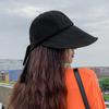 Sun Hat Women'S Summer Sun Protection Uv Protection Empty Top Sun Hat Tide Face Cover Spring And Autumn Big Brim Cap
