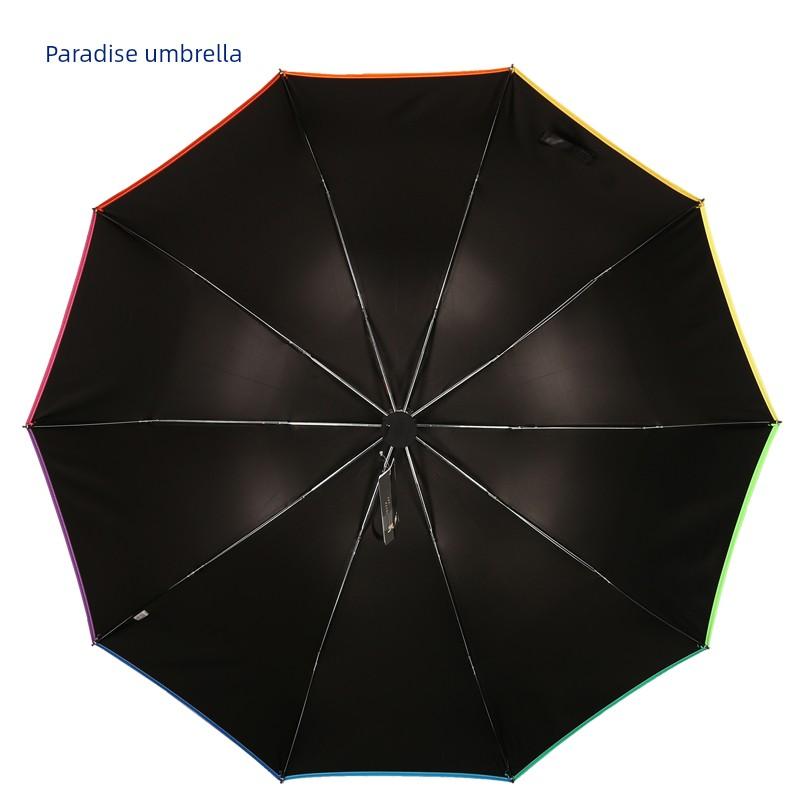 Paradise Umbrella Female Sun Umbrella Sun Umbrella Rainbow Umbrella Sun Protection UV Protection Foldable Vinyl Paradise Umbrella