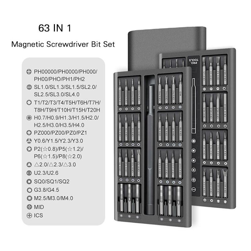 Screwdriver Set Magnetic Screw Driver Kit Bits Precision Electric Iphone Computer Tri Wing Torx Screwdrivers Set