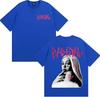 Zangeres Bad Gyal Album Grafisch T-shirt Unisex Dameskleding Mode Hip Hop Retro T-shirts Hoge Kwaliteit 100% Katoen T-shirts Streetwear