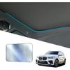 Faltbare Dach-Sonnenblende Kompatibel für BMW iX 2022-aktuell i20 xDrive40 xDrive50 M60 Zubehör Verbesserte Hitzereflektierende Auto-Innenraum-Fenster-Schiebedach