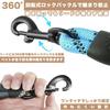 NKAKTSU Long Dog Reflective at with Rotating Suitable for Small and Medium Lightweight Multifunctional Pet Ideal for Obedience and Outdoor Leash,