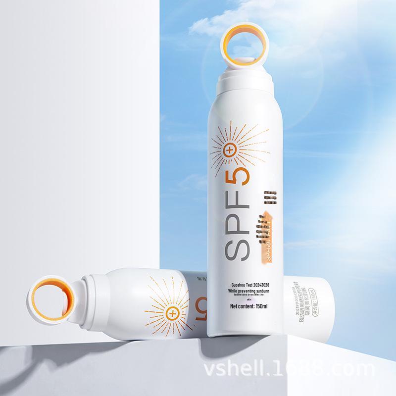 

Растительное солнцезащитное средство-спрей SPF50+++: Высокая защита от УФ-излучения и увлажнение Model G