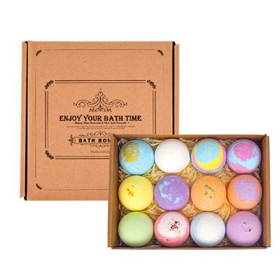 Handmade Bath Bombs Gift Set with Shea and Cocoa Butter for Moisturizing Skin Care Perfect As Birthday and Mothers Day Presents