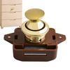 Camping Car Push Lock RV Caravan Boat Motor Home Cabinet Drawer Latch Button Locks Keyless Furniture Door Lock Hardware