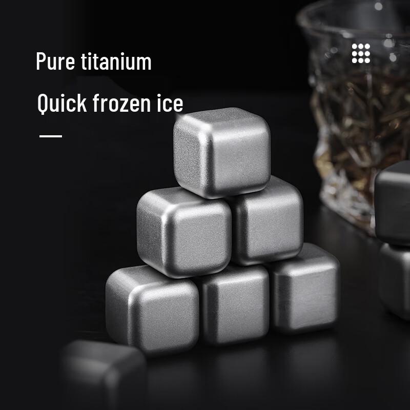 Ti Artisan Pure Titanium Reusable Ice Cubes