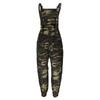 Women's Casual Loose Camouflage Workwear Jumpsuit Overalls