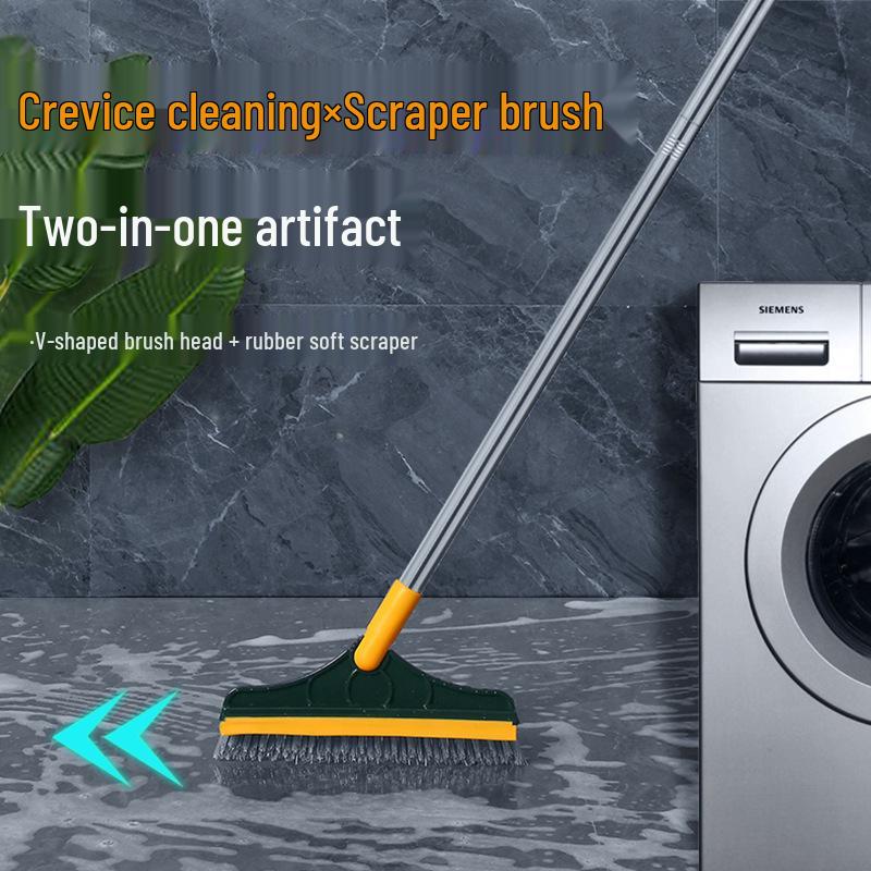 Antibacterial Stiff Bristle Floor & Tile Grout Brush for Bathroom, Wall & Toilet Cleaning