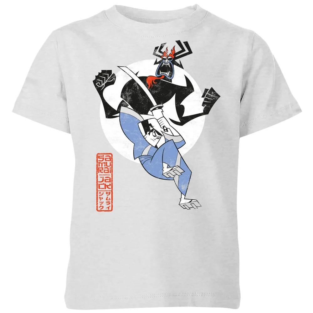 Samurai Jack Eternal Battle Kids T-Shirt - Grey - 3-4 Years 100