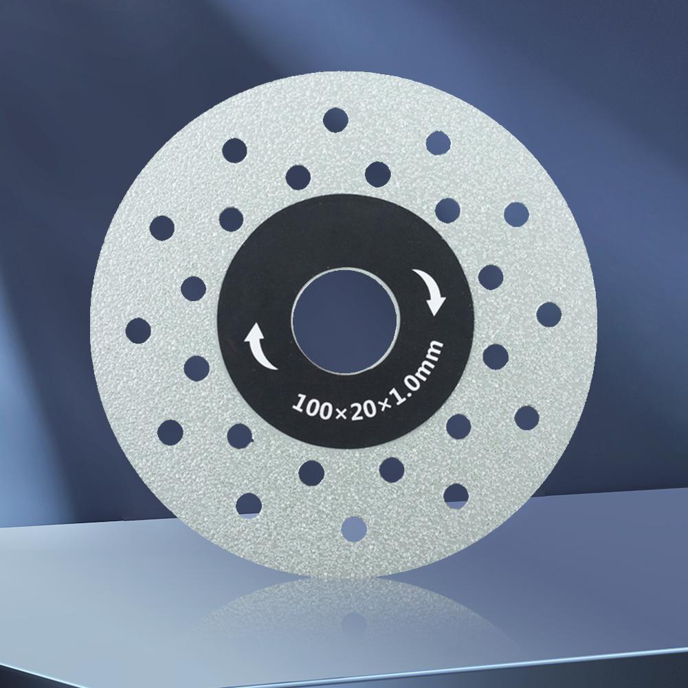 4-Zoll/100mm Trennscheibe Porös Verbreitert Diamant Gesteinsplatten Trennscheibe Schiefer Flachschleif-Trennscheibe für Stein Keramik