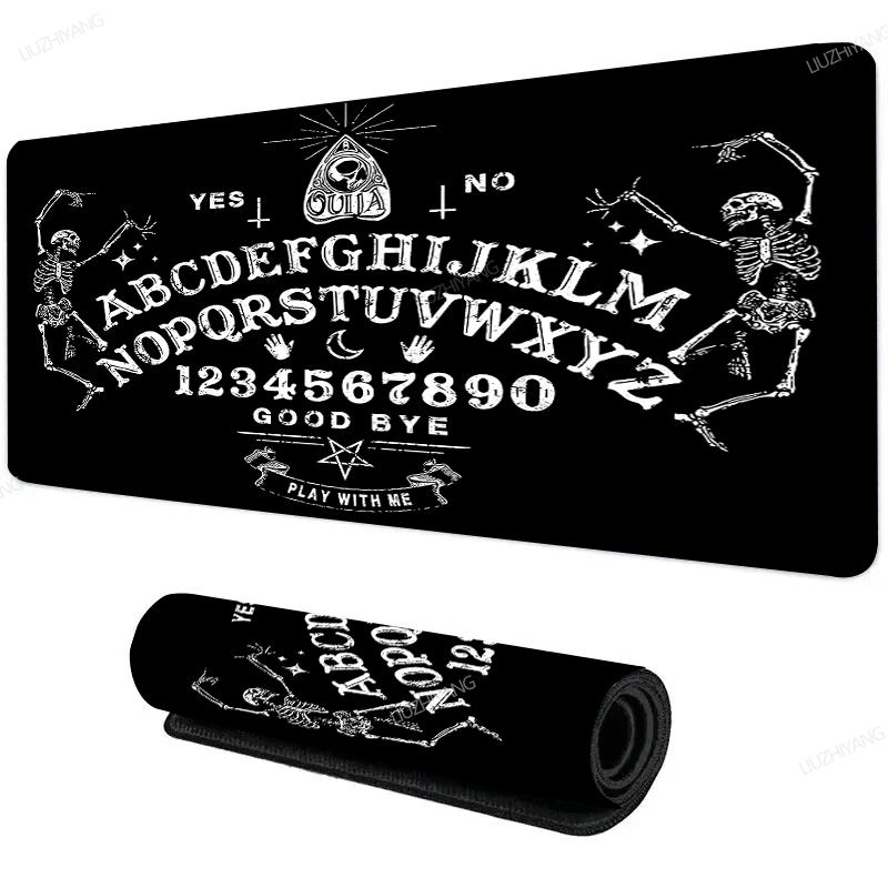 Horror Skeleton Mouse Pad Black and White Design Game Table Mats XXL Rubber Anti-slip HD Gaming Keyboard Mousepads Long Desk Mat