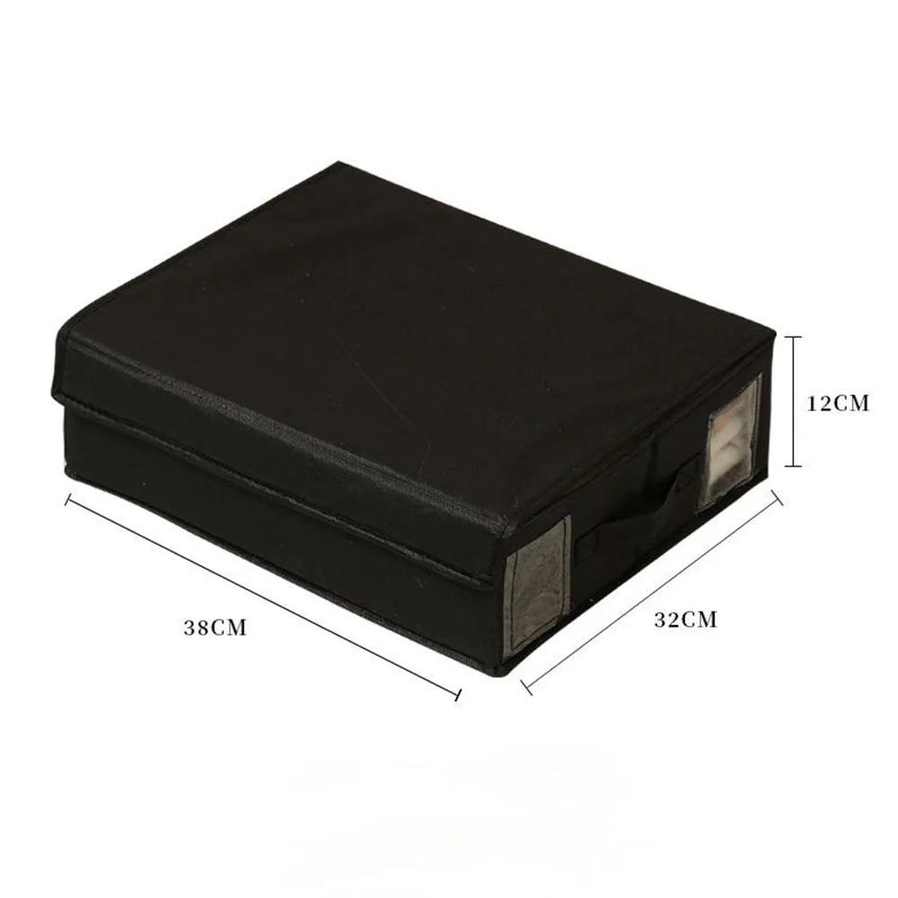 Bedding Sheet Storage Box Foldable Dustproof Stackable Space Saving Closet for Travel Bedding Quilts Towels Clothing Organizer