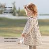Babylove Girls' Floral French Cotton Dress