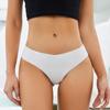 Summer Sexy Low Waist Sports Ice Silk T-word Underwear Pure Color Quick-drying Breathable Seamless Yoga Thong Women