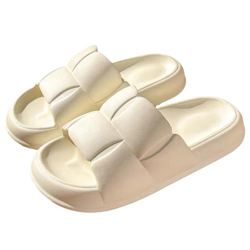 2025 Luxury Women's Soft-Bottom Indoor Slippers for Summer - Light Step Design for Bathroom and Home