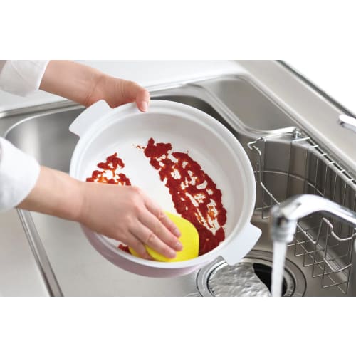 Kakusee Coronto CT-22 Tabletop Pot, 24cm, Serves 3-4 People, Double-Handled, Gas Stovetop Compatible, Ceramic Coating, Non-Stick, Lightweight, Glass L