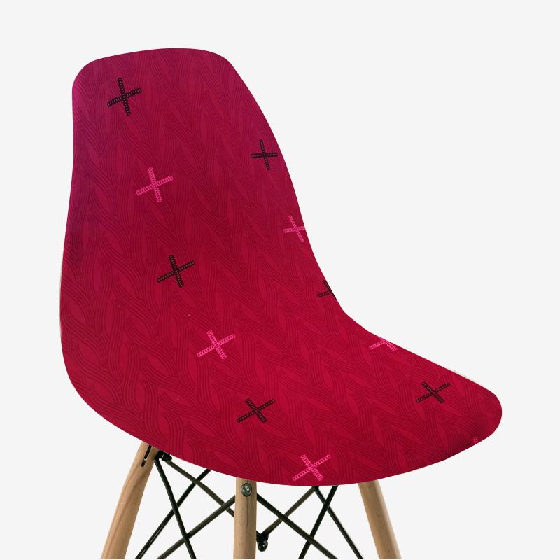 Floral Printed Shell Chair Covers Elastic Seat Cushion Cover Protector for Chairs Fitted Kitchen Living Room for Home Decor 1pc