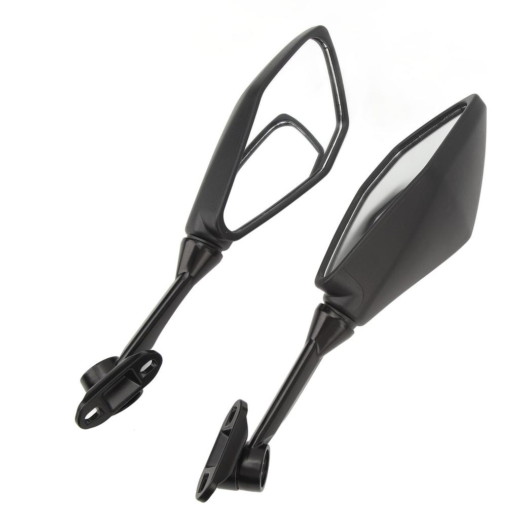 2PCS Motorcycle Rearview Mirror Clear View Wide Vision Shockproof Handlebar Side Mirror for Motorbike