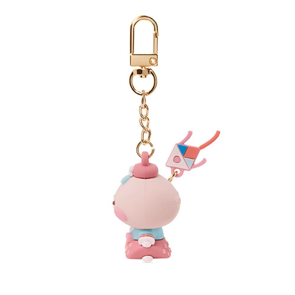 Korean Traditional Figure Keyring Apeach Doll Keychain Mini Figurine Cute K-Style