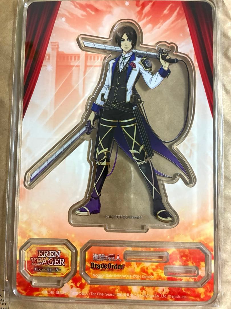 

[USED] Eren Yeager Acrylic Stand Brave Order