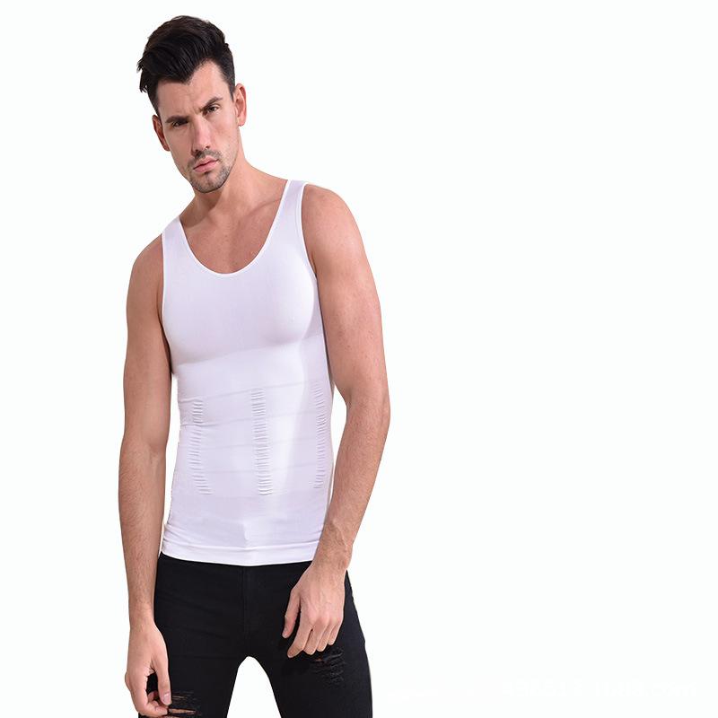 Figurformendes Bauchstraffungsunterhemd und Taillen-Shapewear für Herren.