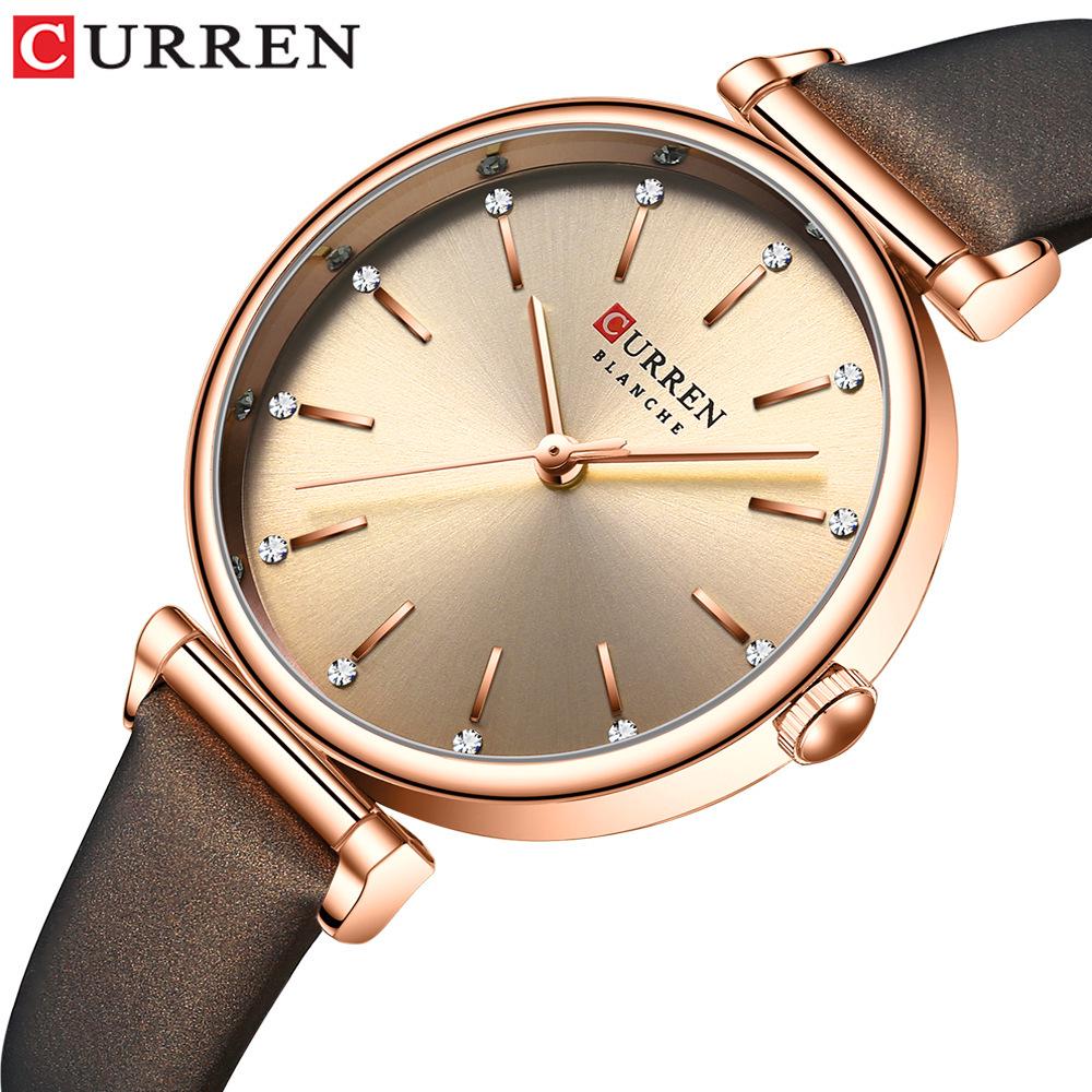 Curren Karin 9081 Damenmode Lederarmband Armbanduhr - Einfaches, Schönes, Trendiges Jugenddesign