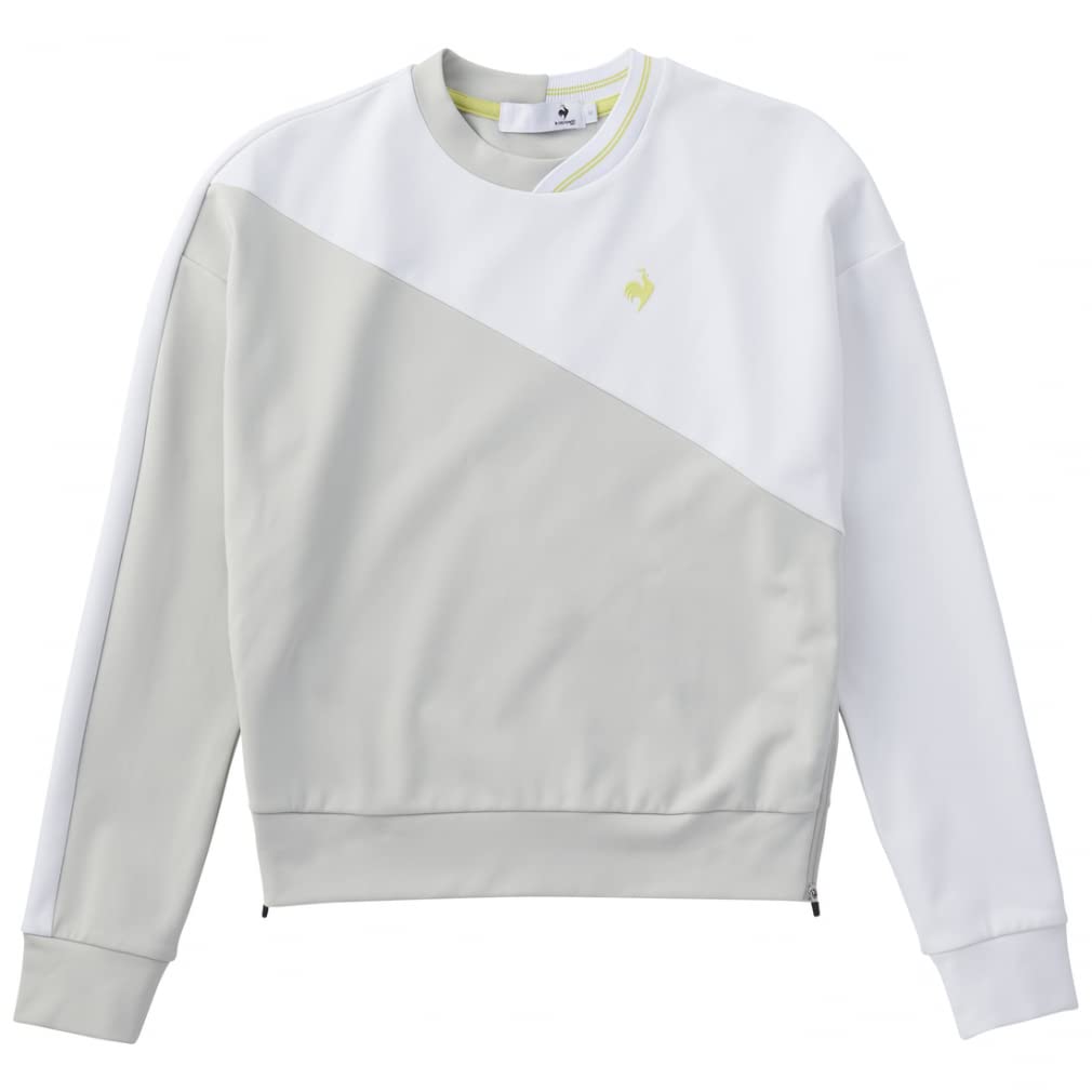 Le Coq Sportif Golf 2022 Model Golf Top GY00 Equivalent to Japanese Size L Fall/Winter [RIJOUME] Pullover, Warm, Stretch, UPF50, ECO, Women's, (Gray),