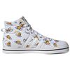 Adidas Gudetama X  Neo Bravada Mid Canvas Printed Casual Sports Non-Slip High-Top Skate Shoes Unisex Sneakers Off-White FY2939