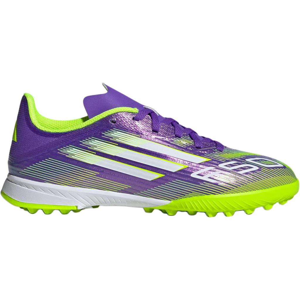 Adidas Adizero F50 League TF K Radiant Blaze Pack Kids Sneakers Purple Purple-Rush Cloud-White JI0000