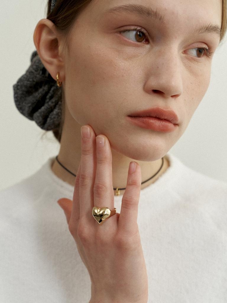 Love Me Monster Volume Heart Ring