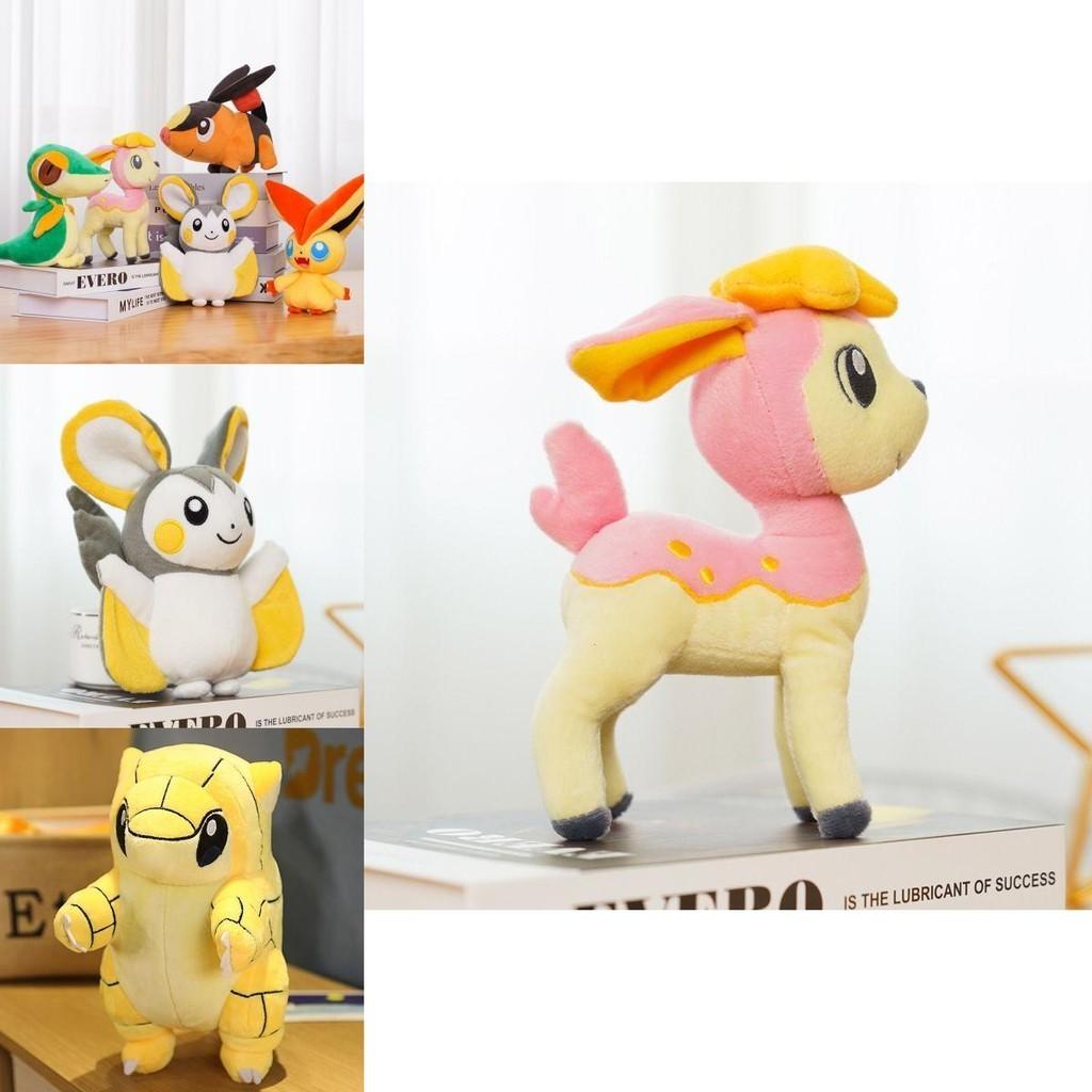 Adorable Pokémon Victini Snivy Deerling Tepig Plush Toy Soft Squishy