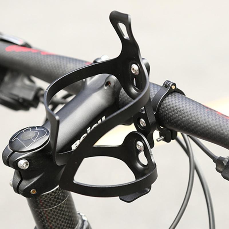 Bicycles Water Bottle Conversion Rack Adapter Bicycles Water Bottle Rack Aluminum Holder Adapter Water Bottle Holder
