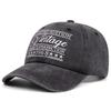 1968 Washed Denim Baseball Cap Retro Do Old Hat Hip Hop Versatile Duck Tongue Soft Top Hat