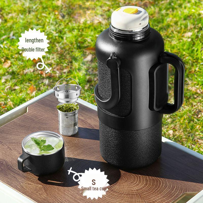 Extra Large Insulated 316 Stainless Steel Water Bottle for Home & Outdoor Use - Antibacterial & Durable