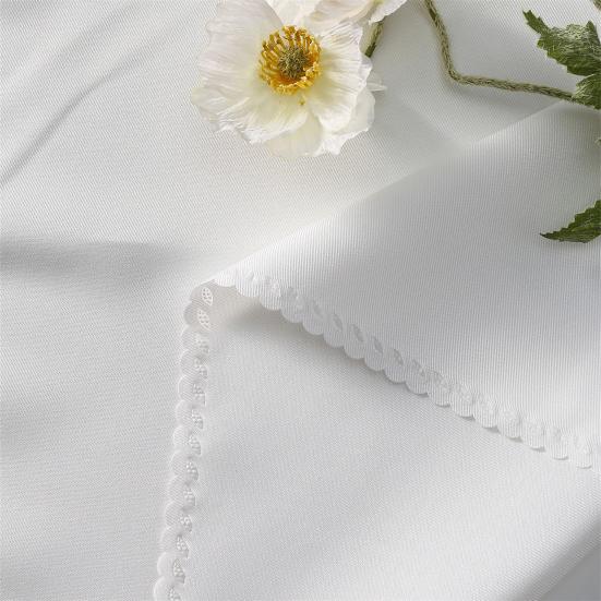 Napkin Cloth Lace Trim Reusable Square Napkin Fabric Outdoor Events Weddings Parties Banquets Buffets Home Decor