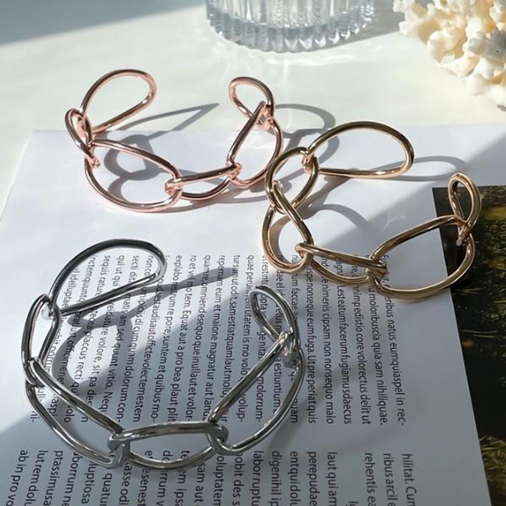

Women s Balloon Free Wave Link Bracelet rose gold