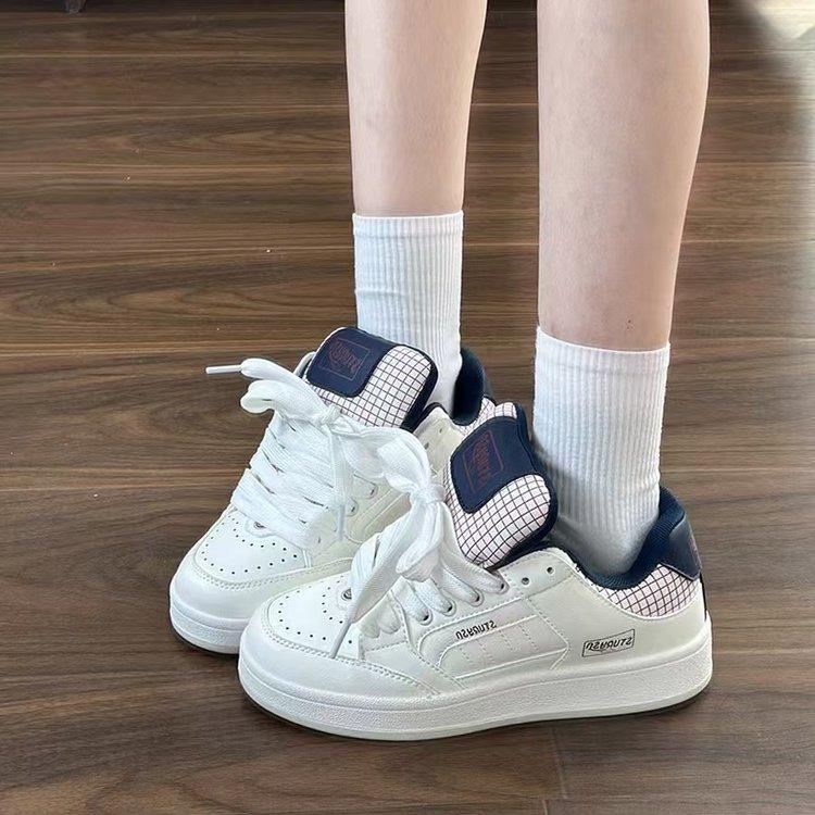 Гонконгский стиль нишевое сочетание цветов кроссовки модные весенние новые Dexun кеды спортивные и повседневные size 35