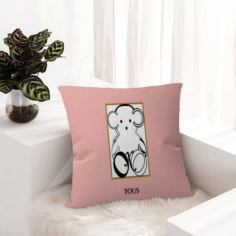 T-TOUSes Pillowcase toon Gift Cushion Cover Bedroom Home Sofa Chair Seat Decor pillow case