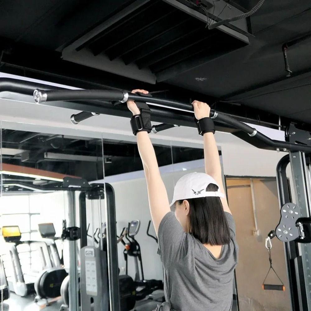 1 PC/Pair Non-Slip Weight Lifting Grip Hook Pull-up Steel Hook Grips Strap  Gym