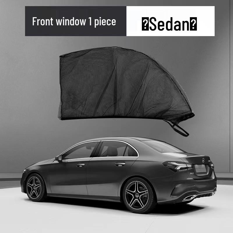 Car Window Mosquito Net & Sun Shade: Universal Mosquito-Proof, Blackout & Heat-Insulating Privacy Curtains