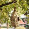 Birds Nest Bird Cage Natural Grass Egg Cage Bird House Pet Weaved Outdoor Parrot Nest Houses Ha I5M8