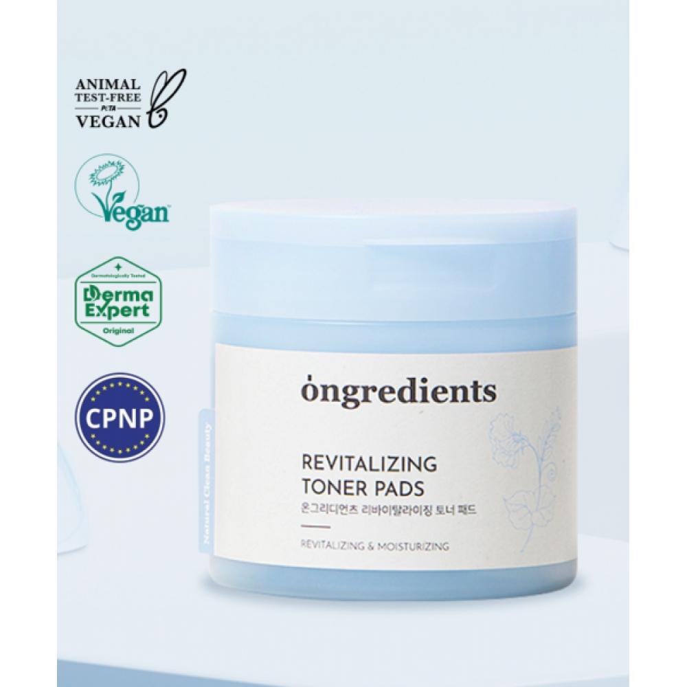 

Ongredients Revitalizing Toner Pad one size