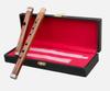 Rosewood Irish D Flute with Case Two Parts 15" Musical Wind Instruments