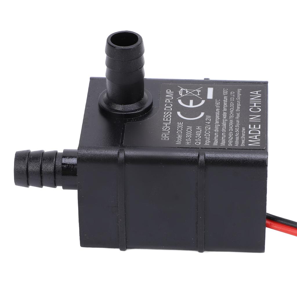 Pompă de apă submersibilă 4.2W 240L/H 300cm Înălțime de pompare IP68 Rezistentă la apă Micro DC12V Pompă de apă fără perii