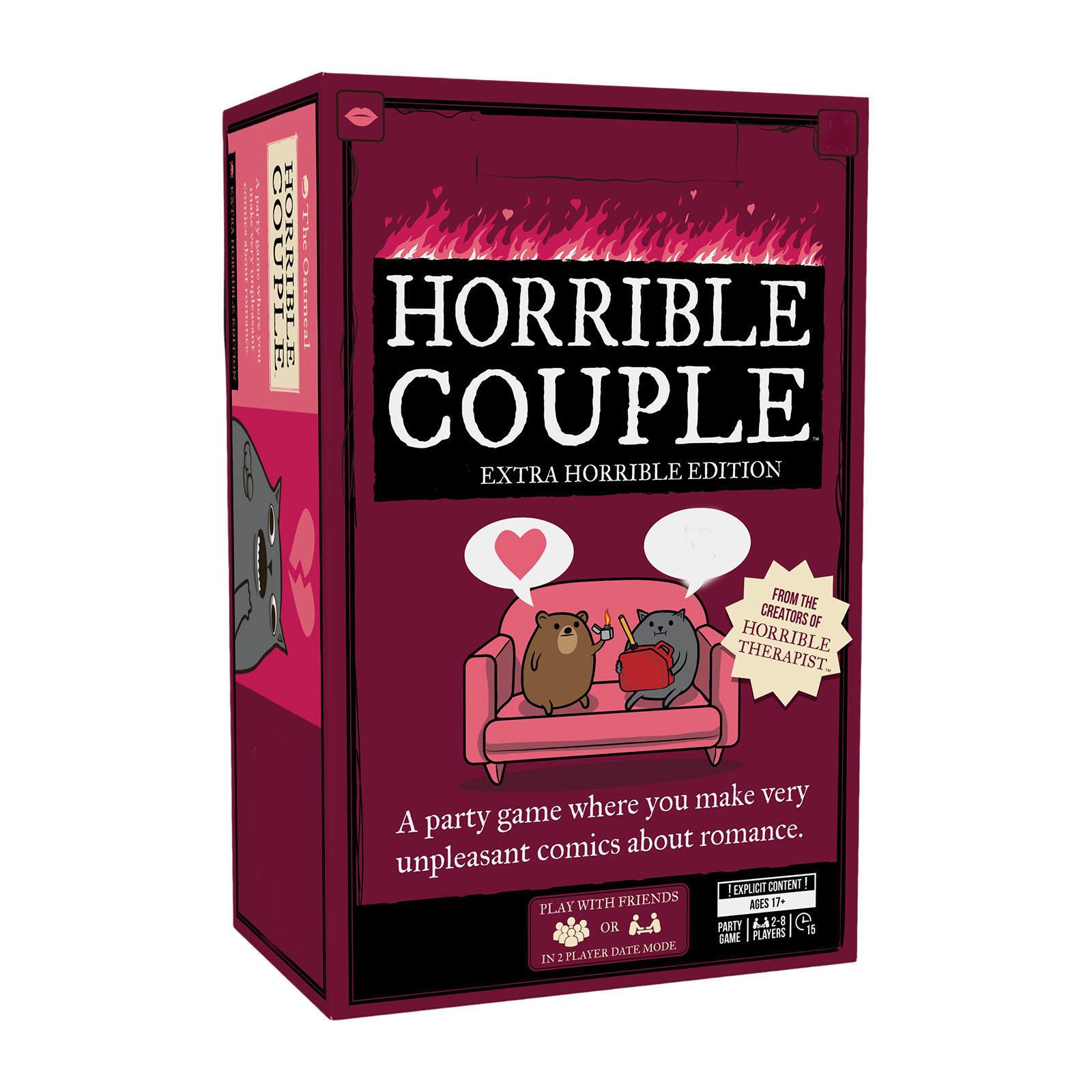 

Terrifying Couple, Card Game,Recent Games At Friends Gatherings One Size