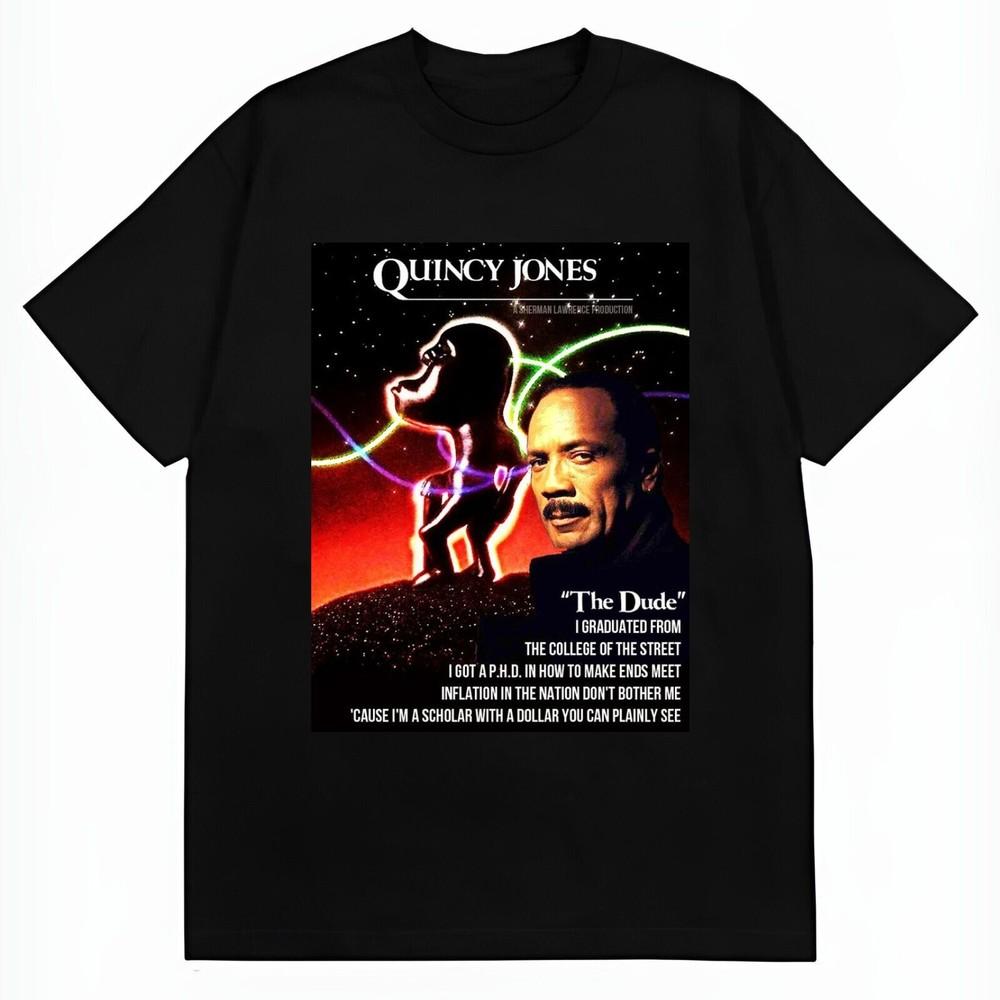 Quincy Jones Men Women Unisex T-Shirt Gift for Fans Unisex T-Shirt XXXL