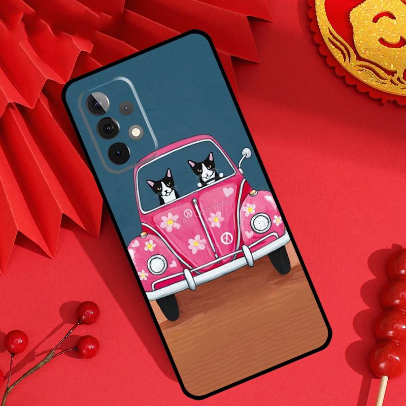 

Hippy Peace Bus Cat Case For Samsung Galaxy M21 M31 M35 M12 M13 M14 M15 M06 M16 M36 M56 M53 M32 M52 M55 M34 M54 Samsung M23